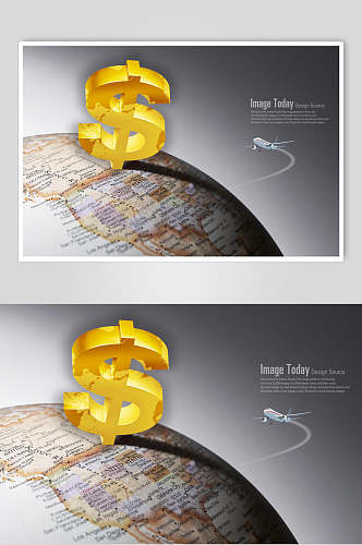 飞机金融海报