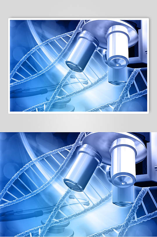 高端大气机器螺旋体蓝色医学病毒图片