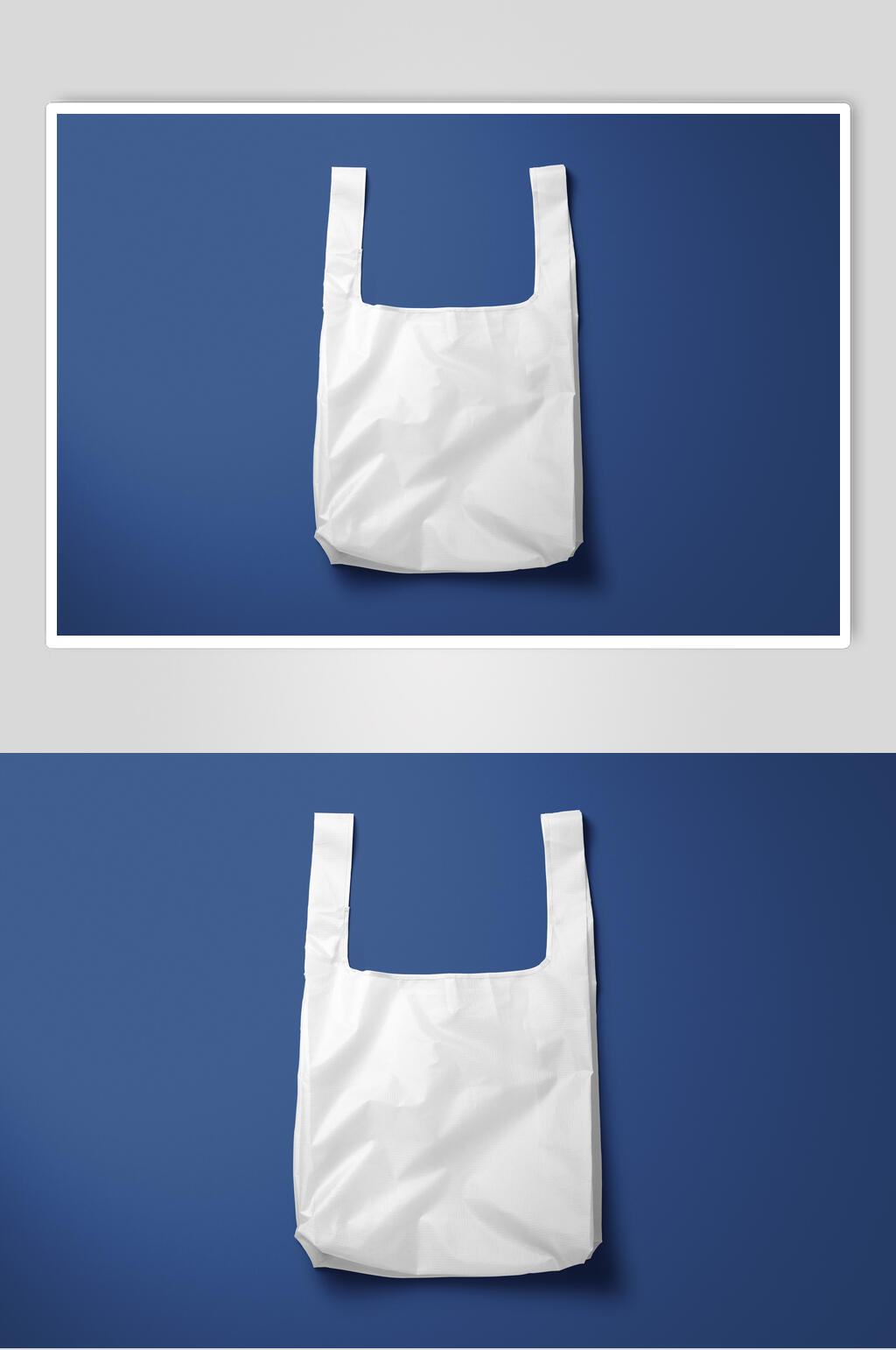时尚品牌塑料袋文创vi设计样机