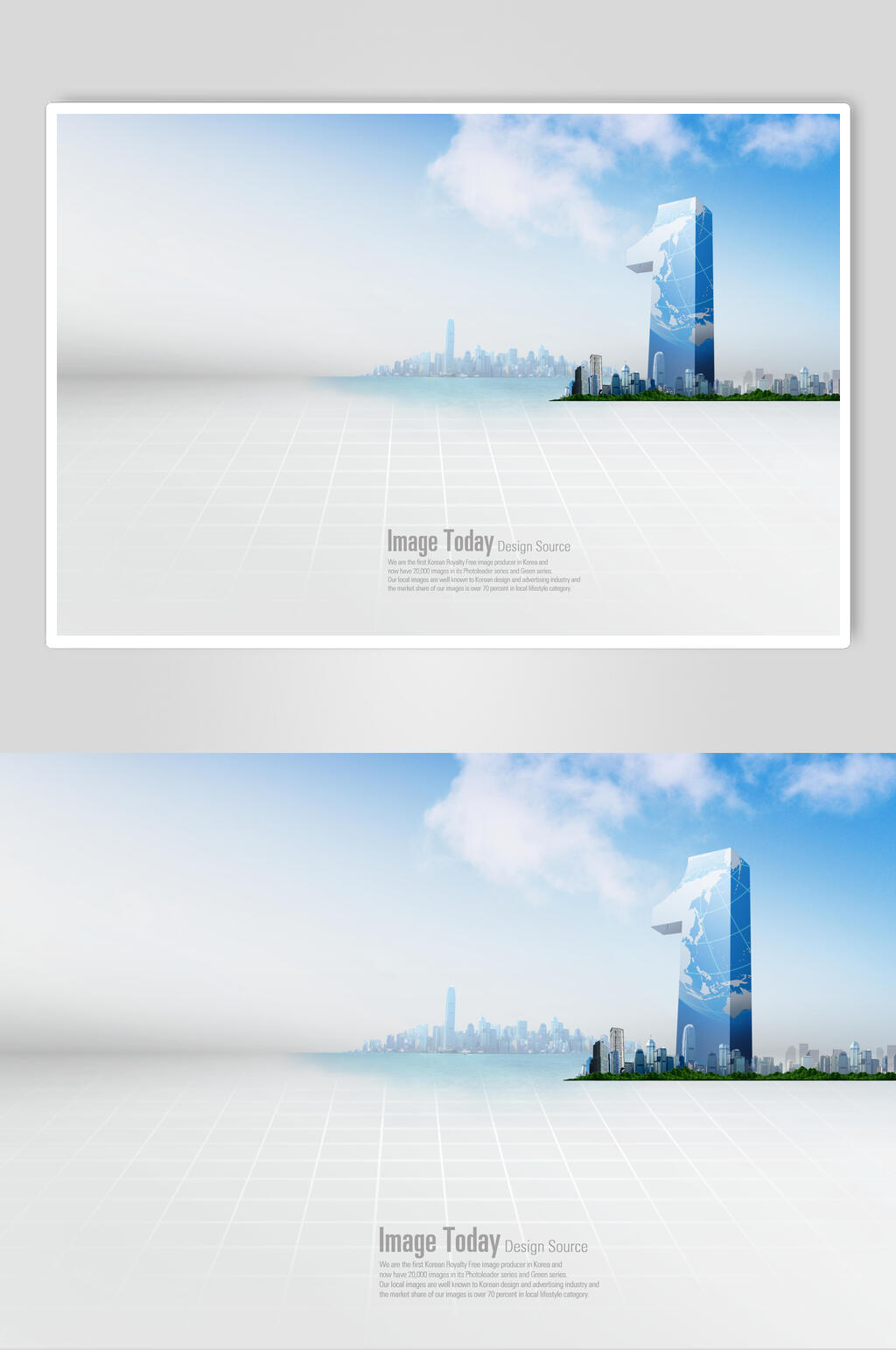 办公图表建筑插图背景素材素材