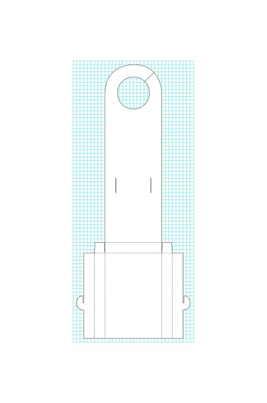 简洁包装盒矢量展开图包装刀模图立即下载女性用品卫生巾促销海报简洁