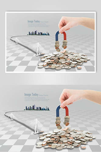 磁铁金融海报