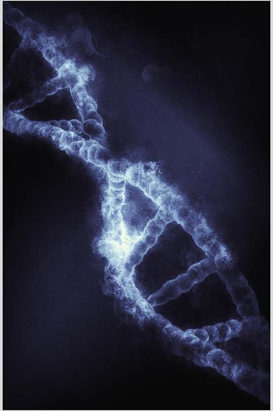 大气时尚分子结构蓝灰医学病毒图片