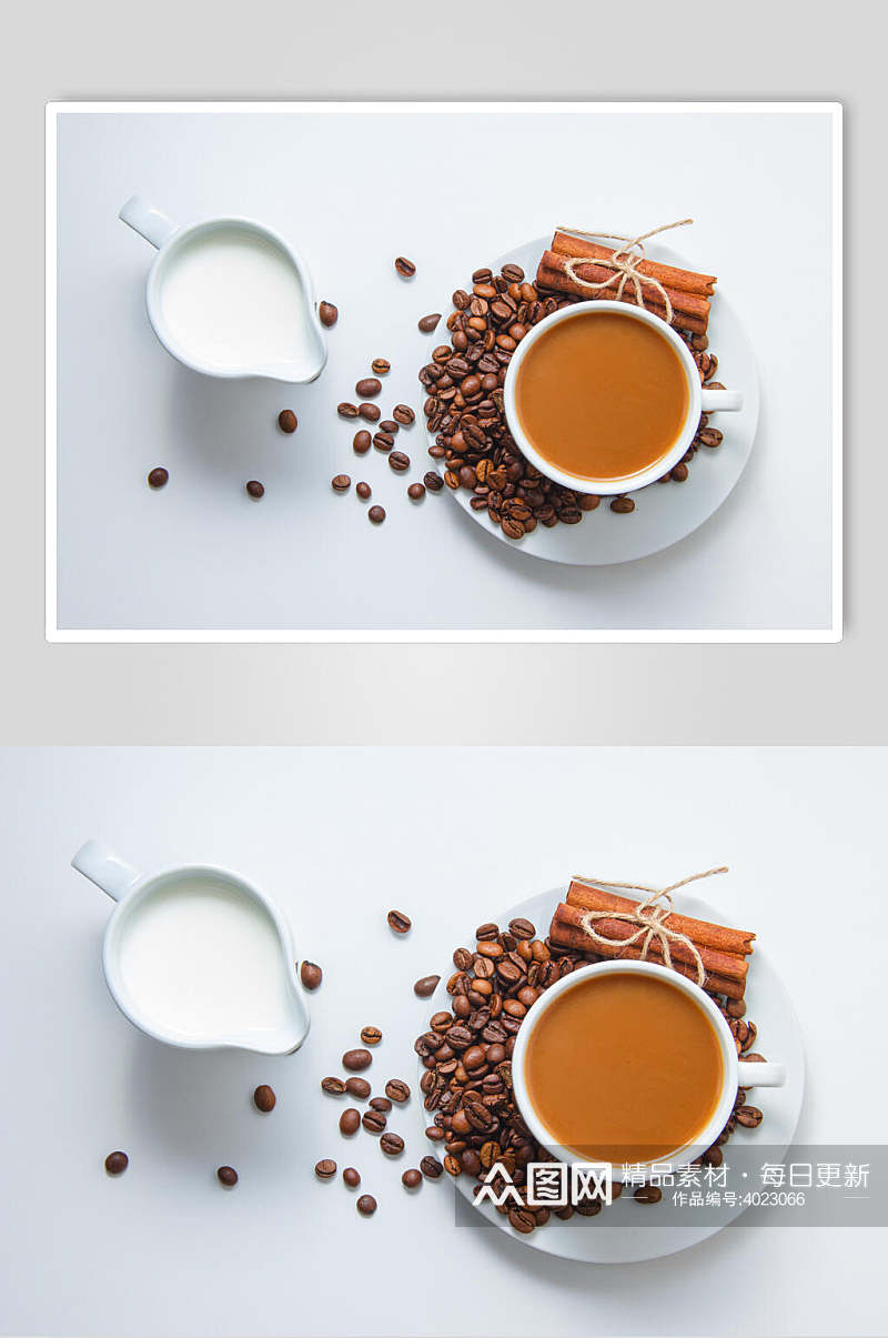 高端大气茶杯液体麻绳系扣咖啡图片素材