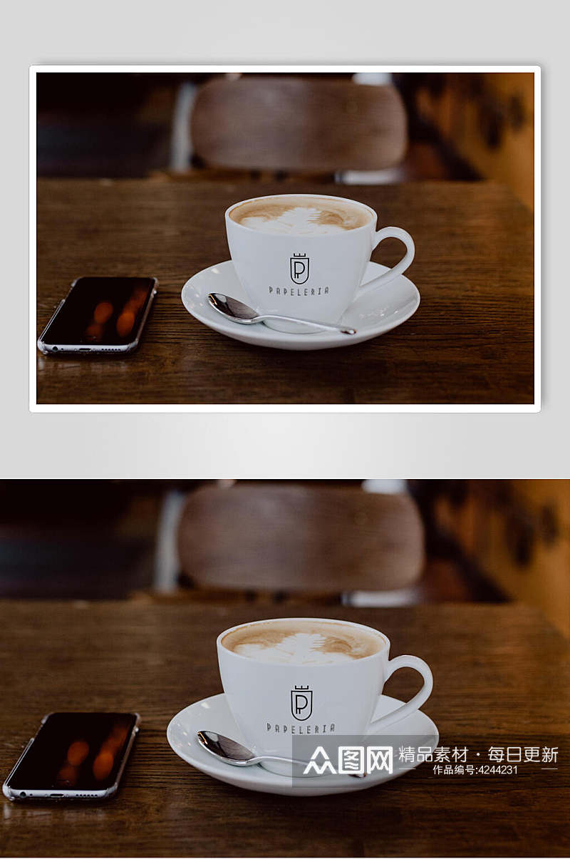 手机咖啡杯品牌VI智能贴图样机素材