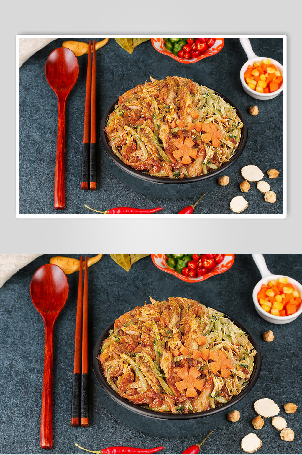 咖喱烤肉拌饭图片素材