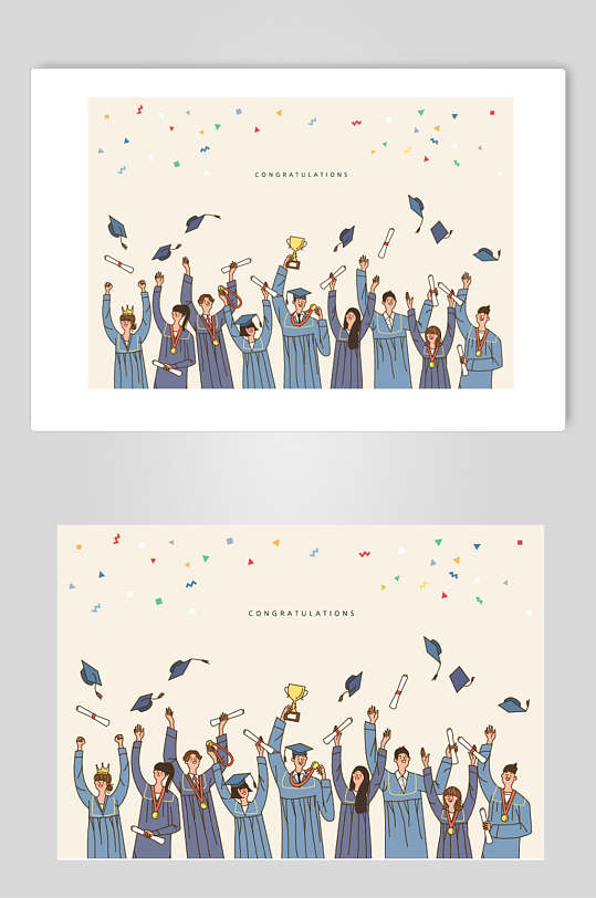 毕业团队合影素材