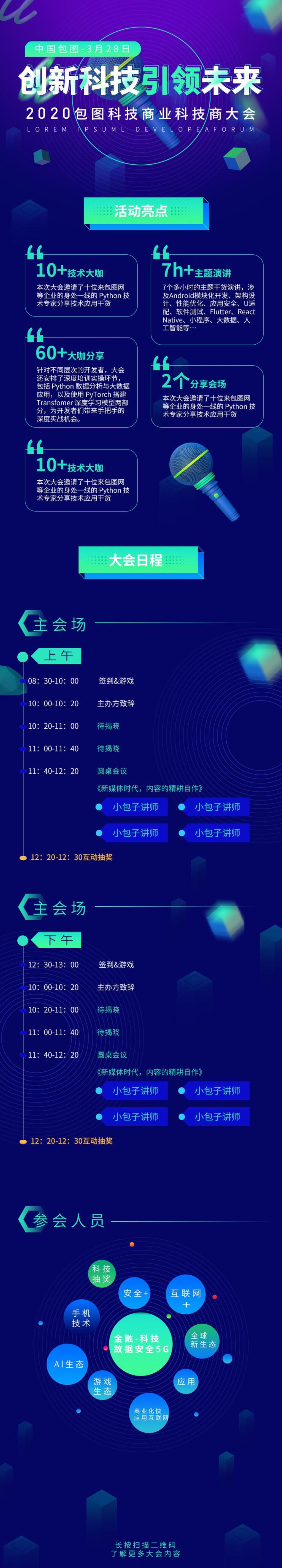 创新科技引领未来H长图素材