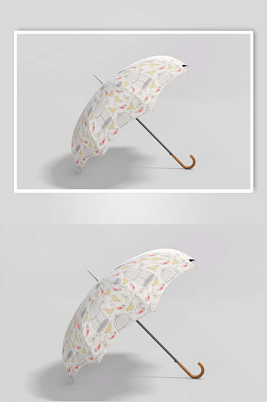 小鸟太阳雨伞样机