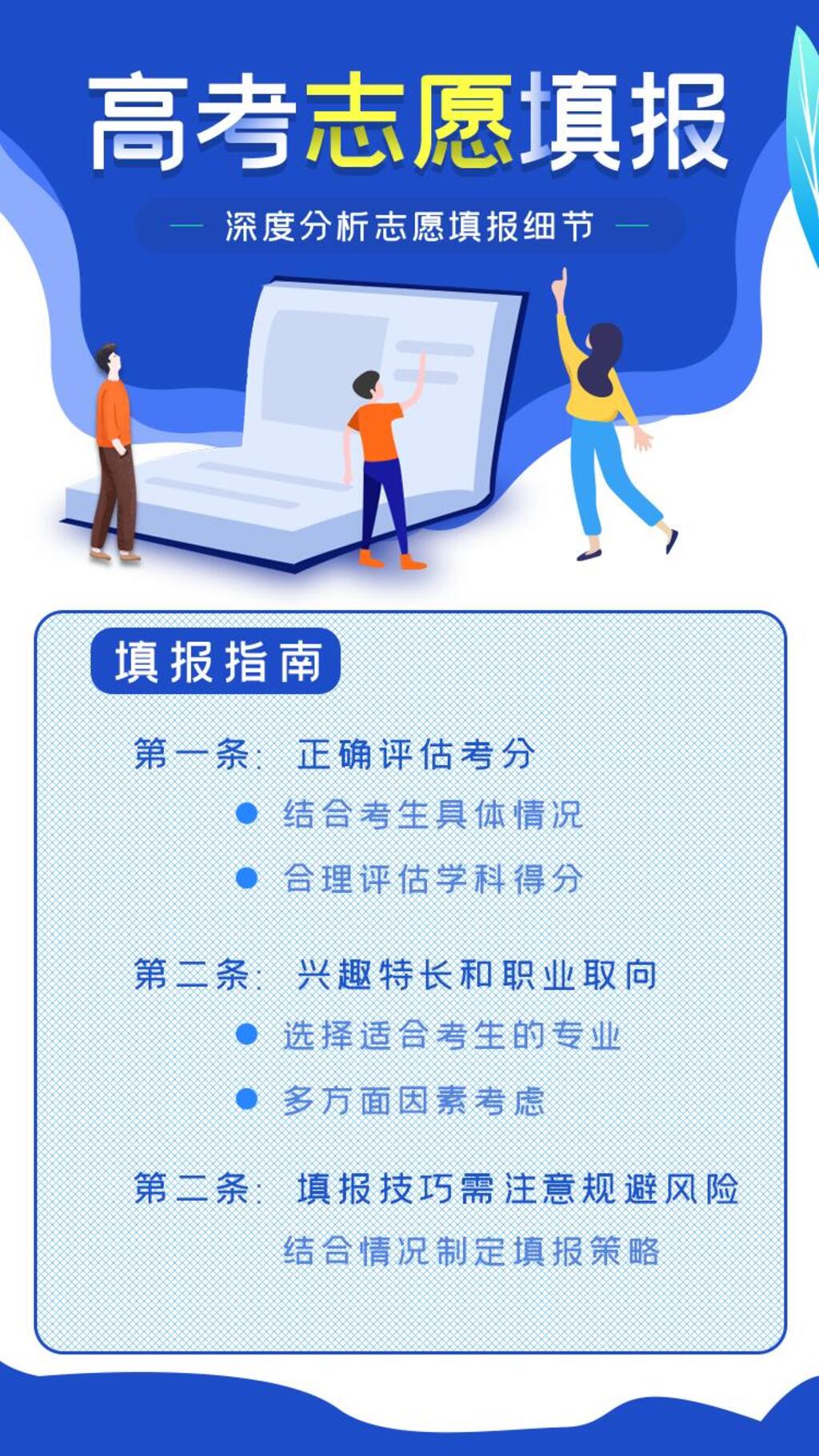 高考志愿填报H五长图素材
