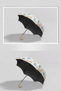 水果太阳雨伞样机