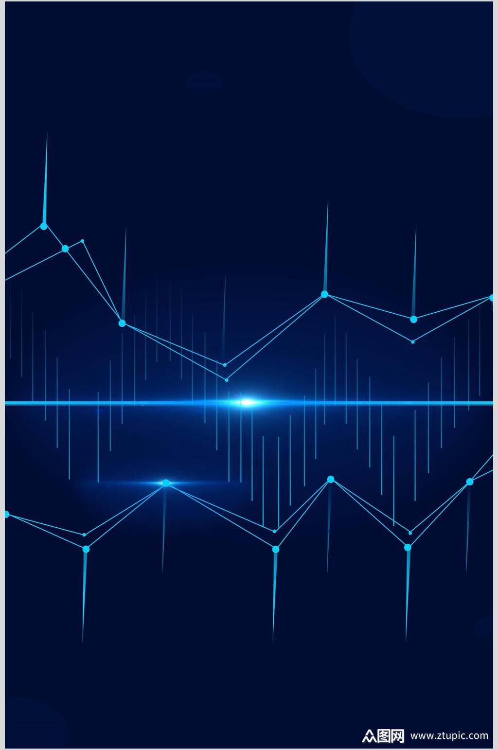折线图科技元素素材素材