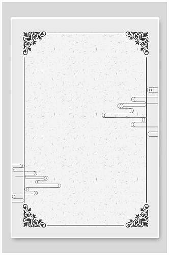 线条灰色高端创意古典中国风背景