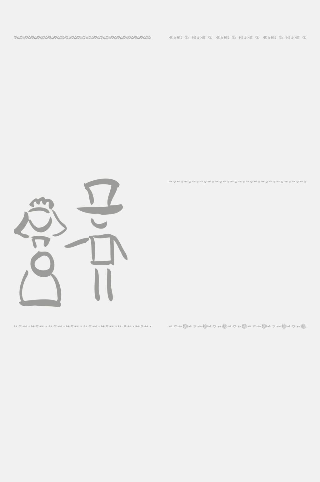 简笔画情侣手绘婚礼装饰盆栽简笔画免抠素材素材