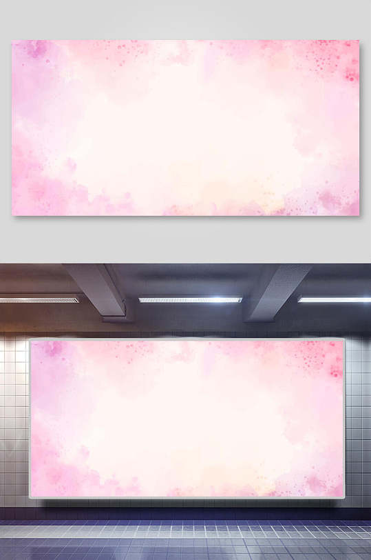 粉红色渐变背景-众图网