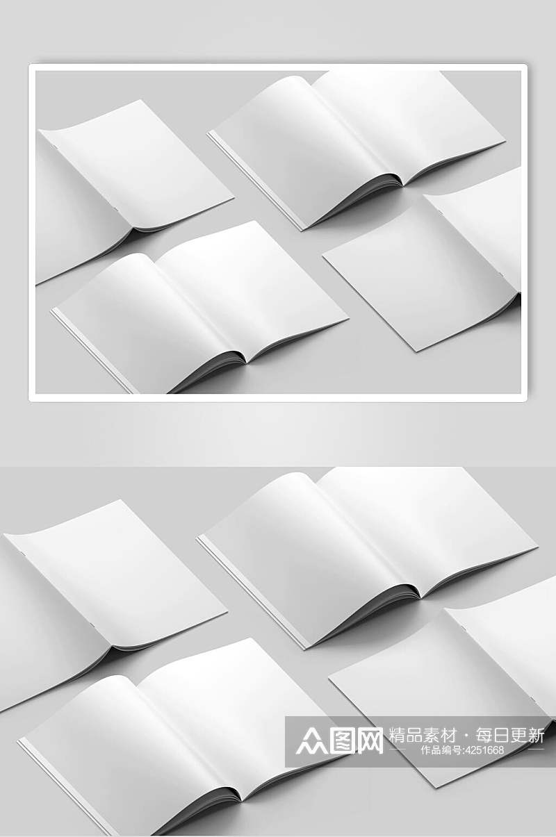 创新设计杂志书籍贴图样机素材