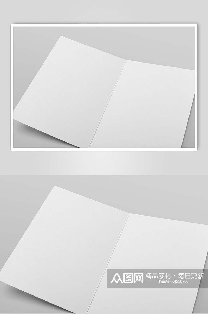 白色创意信封纸张样机素材