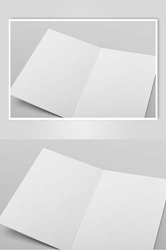 白色创意信封纸张样机