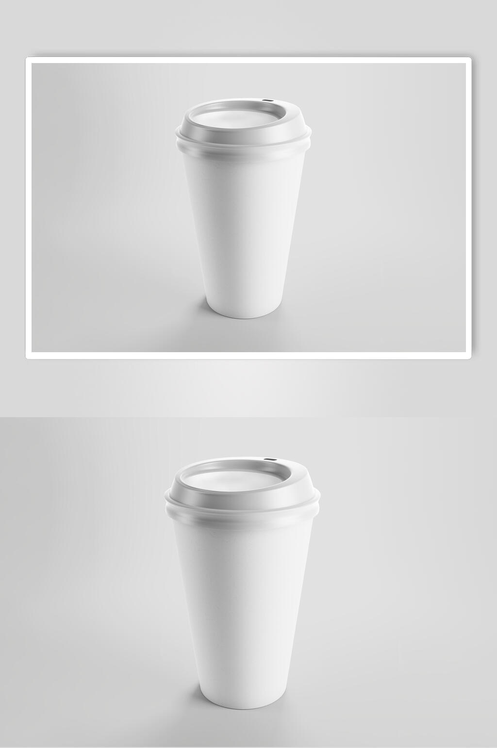 白色马克杯样机素材