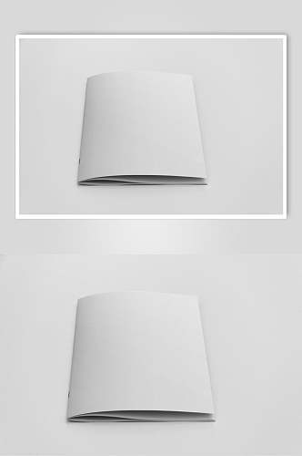 长方形纸张书籍画册智能贴图样机