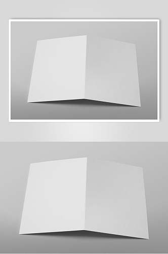 折页创意信封纸张样机