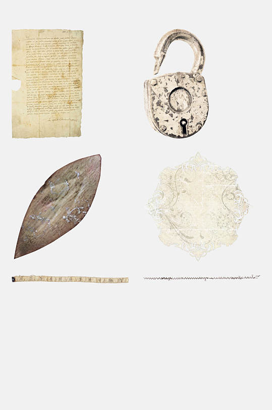 信复古维多利亚相框图案装饰免抠素材