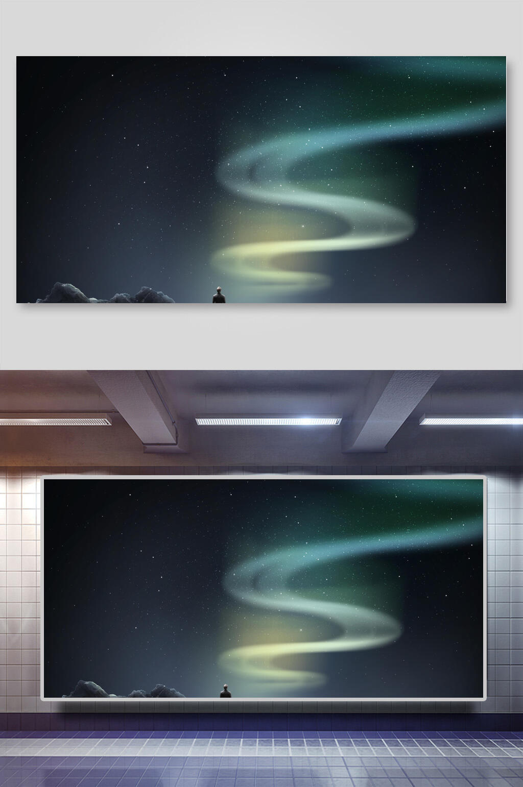 烟雾简约高端科技星球浩瀚宇宙背景素材