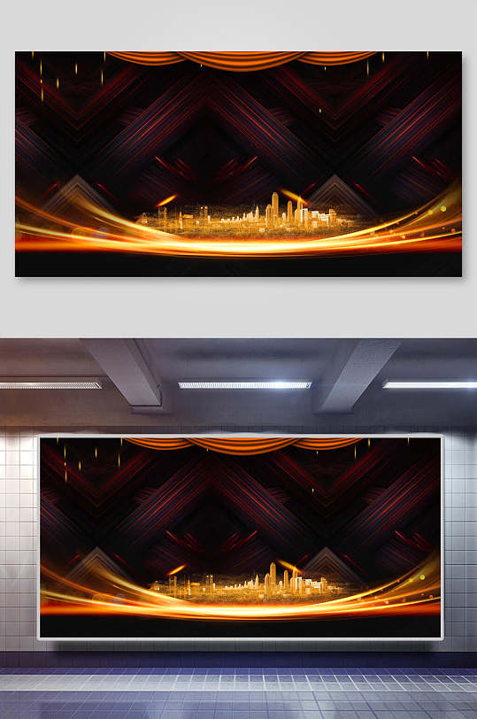 清新年会背景图片-清新年会背景设计素材-清新年会背景模板下载