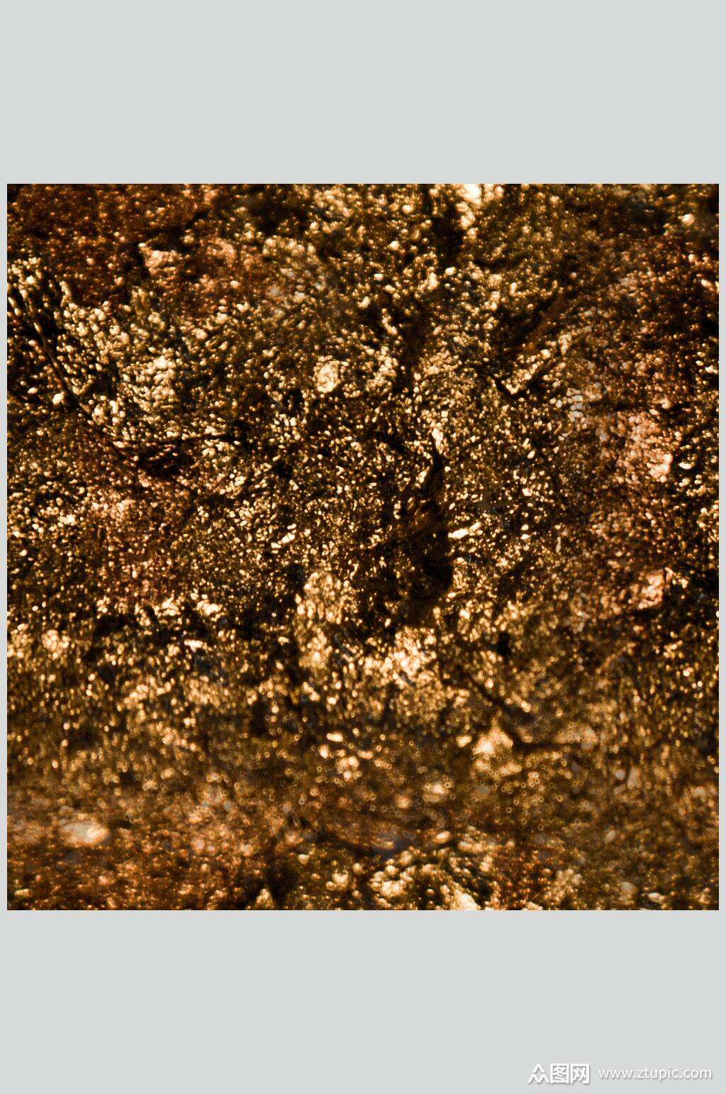 深黄石头高端创意闪烁金箔材质图片素材