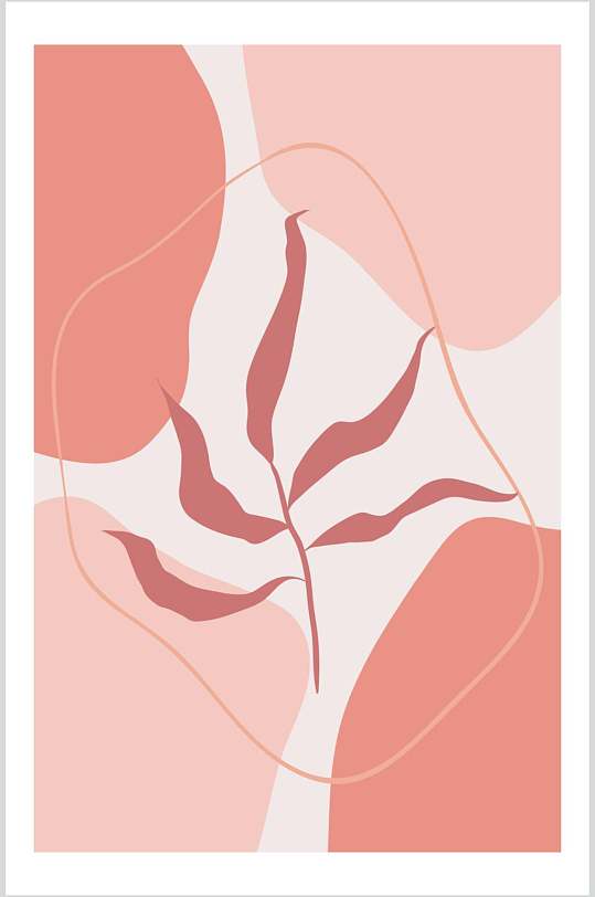 精美抽象几何装饰画素材