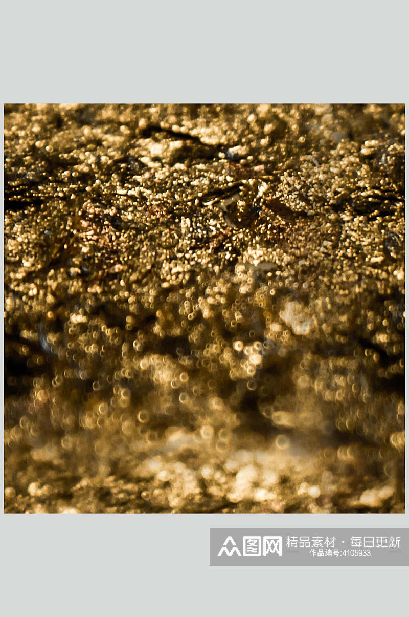 金矿形不规则闪烁金箔材质图片素材