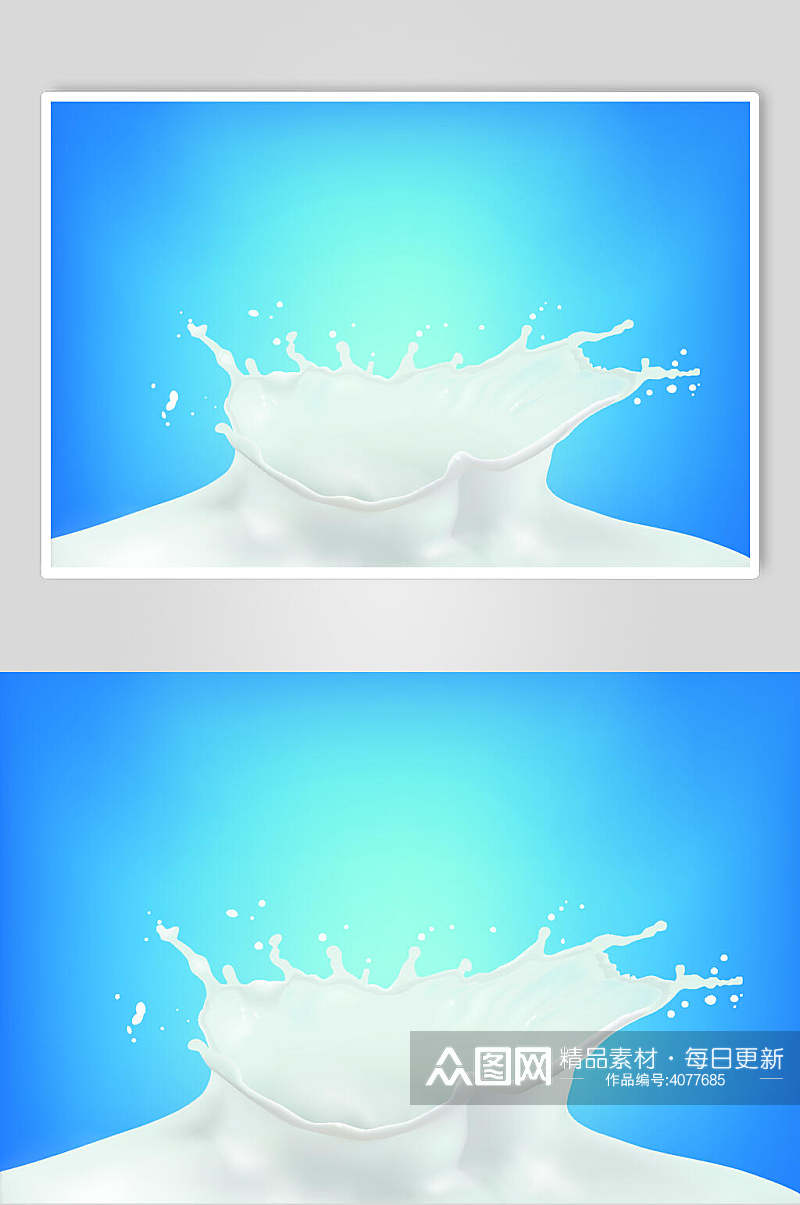 奶滴矢量牛奶素材素材