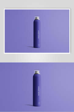 浅紫色喷瓶喷壶包装样机