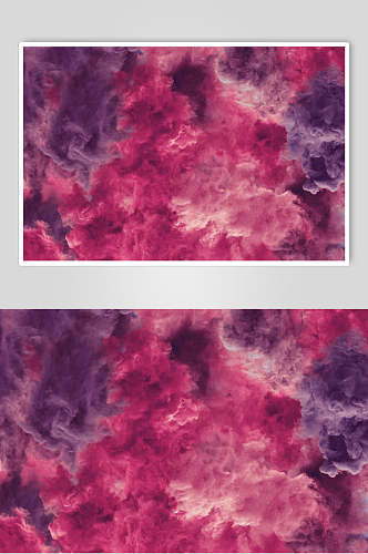 紫红烟雾图片