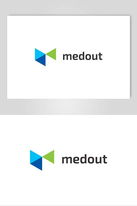 三角英文高端标志logo设计素材