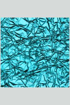 海蓝色褶皱金箔材质图片