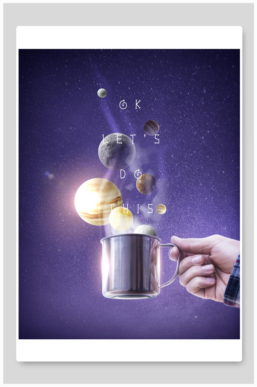 紫色渐变星空高端素雅宇宙太空背景素材