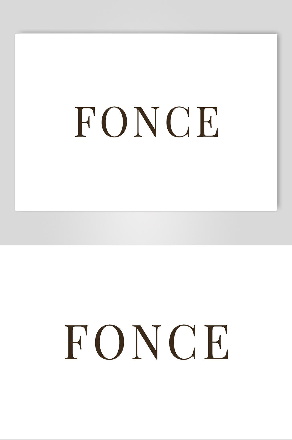 简约细长高端黑标志LOGO设计素材素材