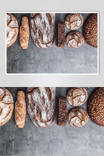 质感面包烘焙图片