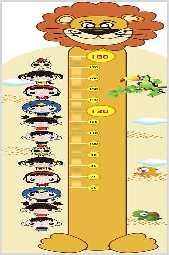 狮子身高标尺