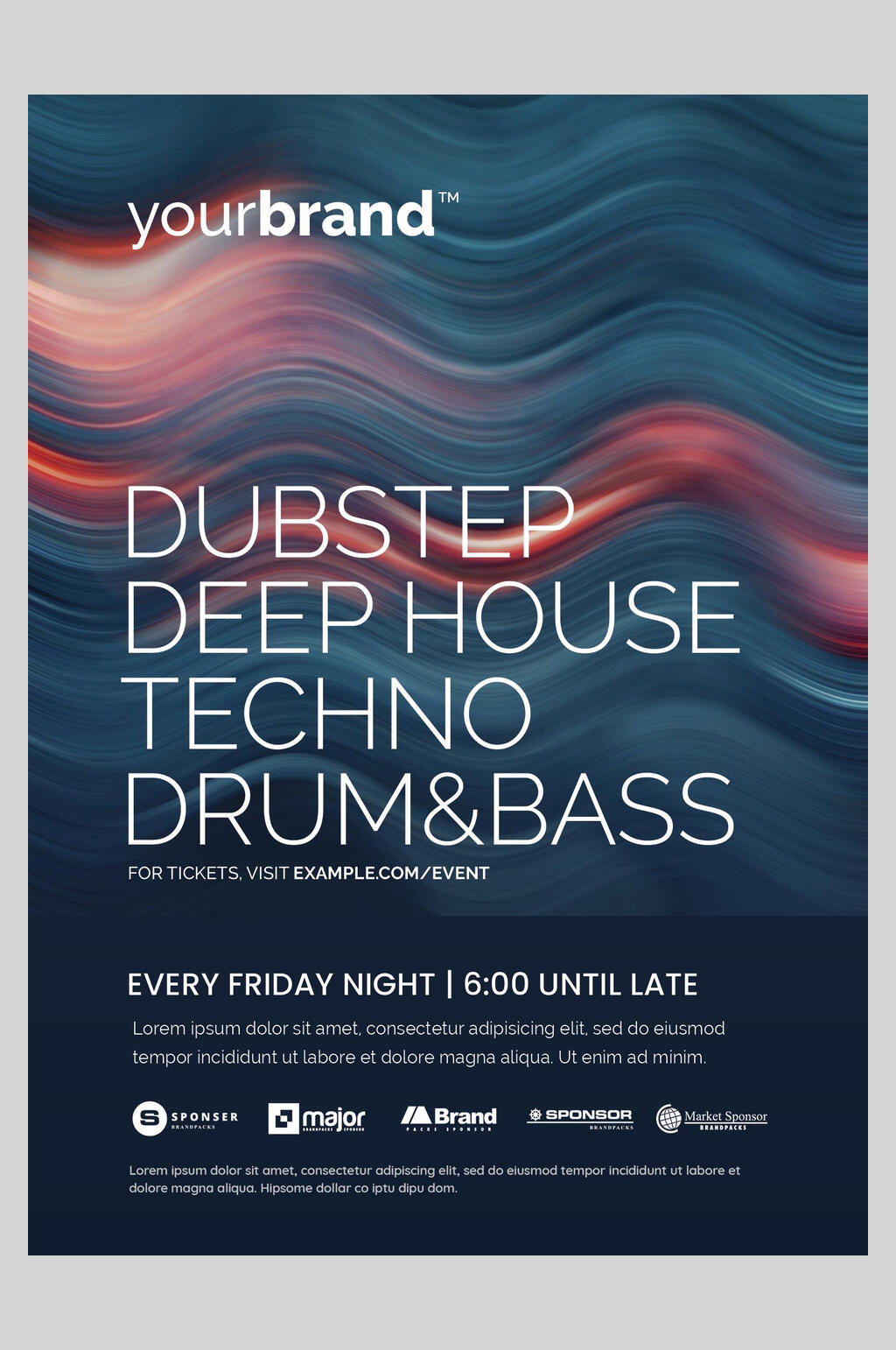 时尚简约抽象海报素材