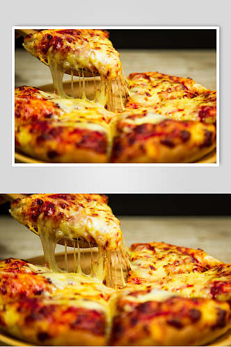 创意拔丝美食披萨图片