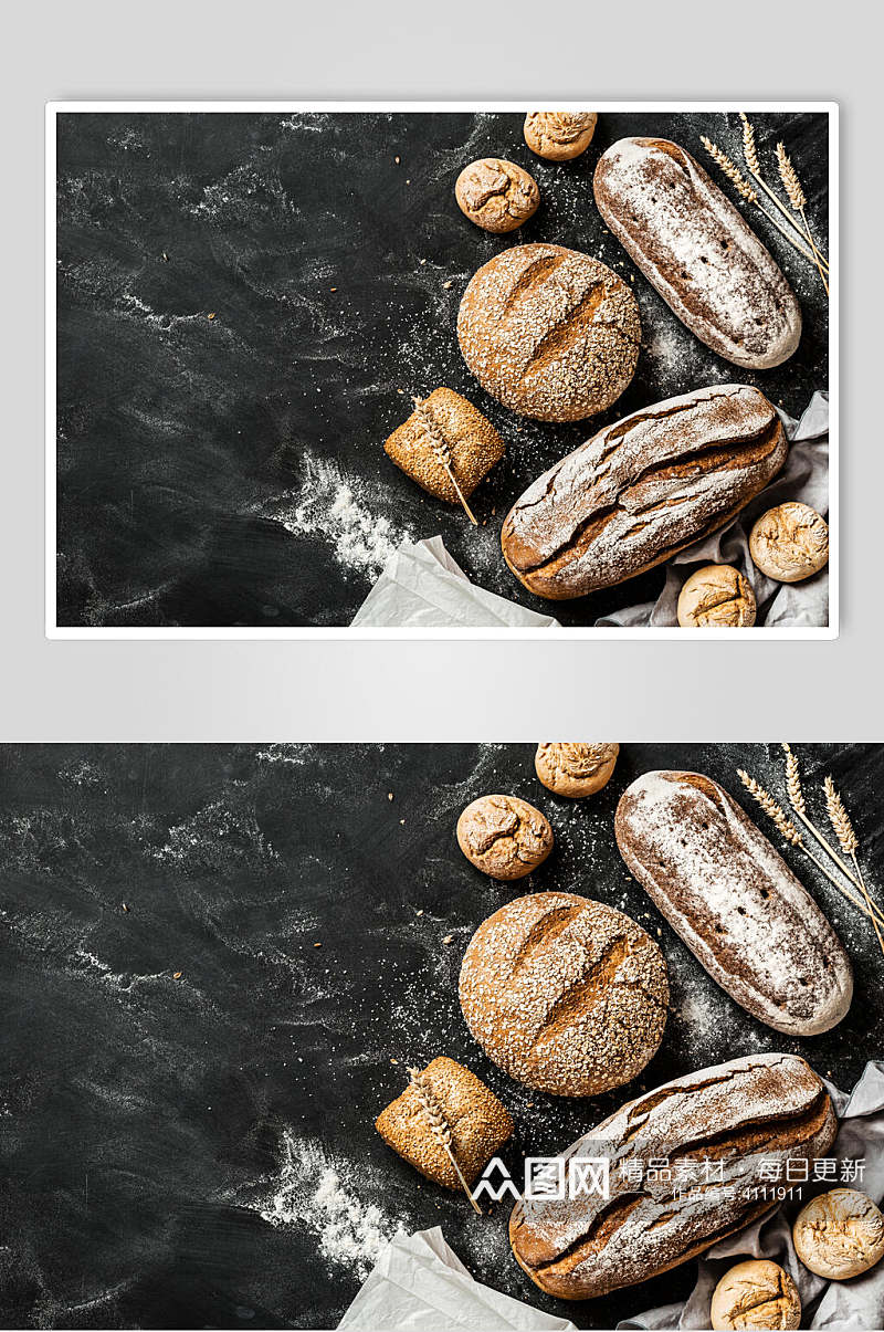 质感面包烘焙图片素材