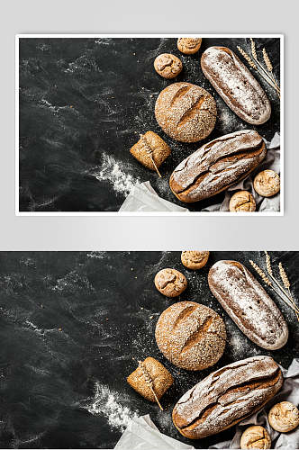 质感面包烘焙图片