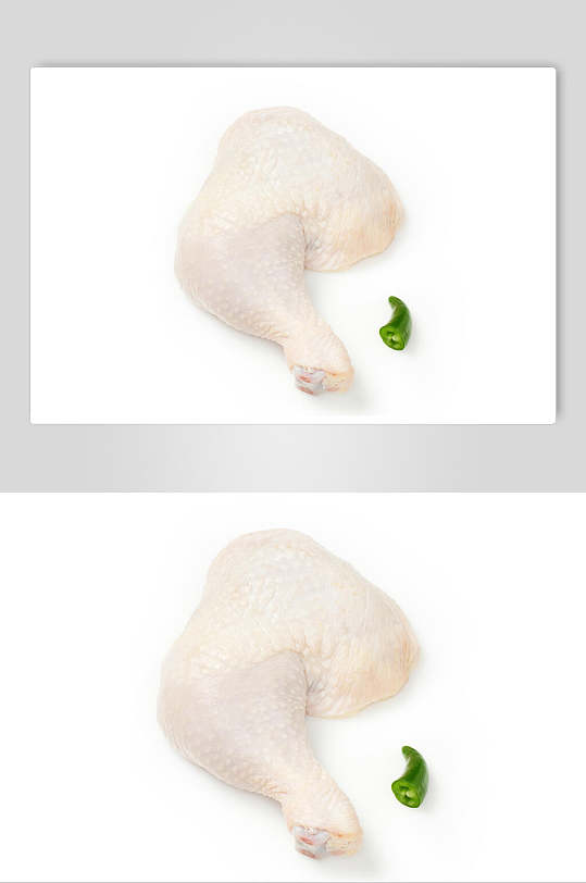 清新白底鸡肉食品餐饮图片