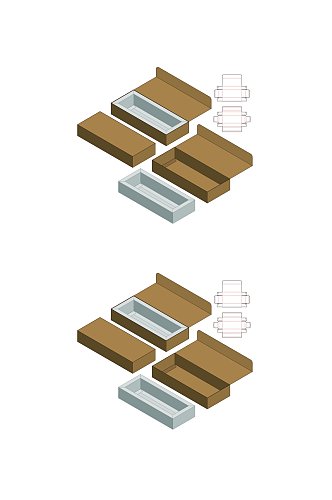 个性图纸设计产品包装矢量量图纸