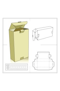 个性创意纸盒包装设计图纸