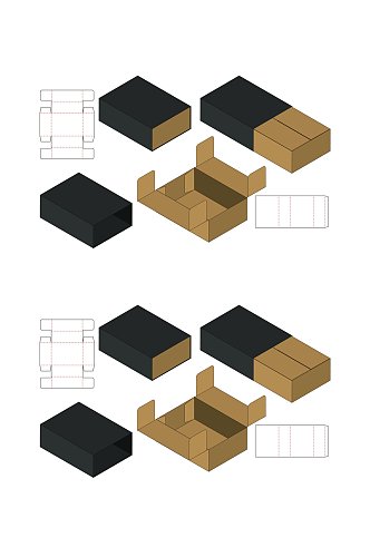 个性图纸设计产品包装矢量量图纸