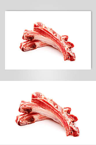 新鲜排骨猪肉餐饮高清图片
