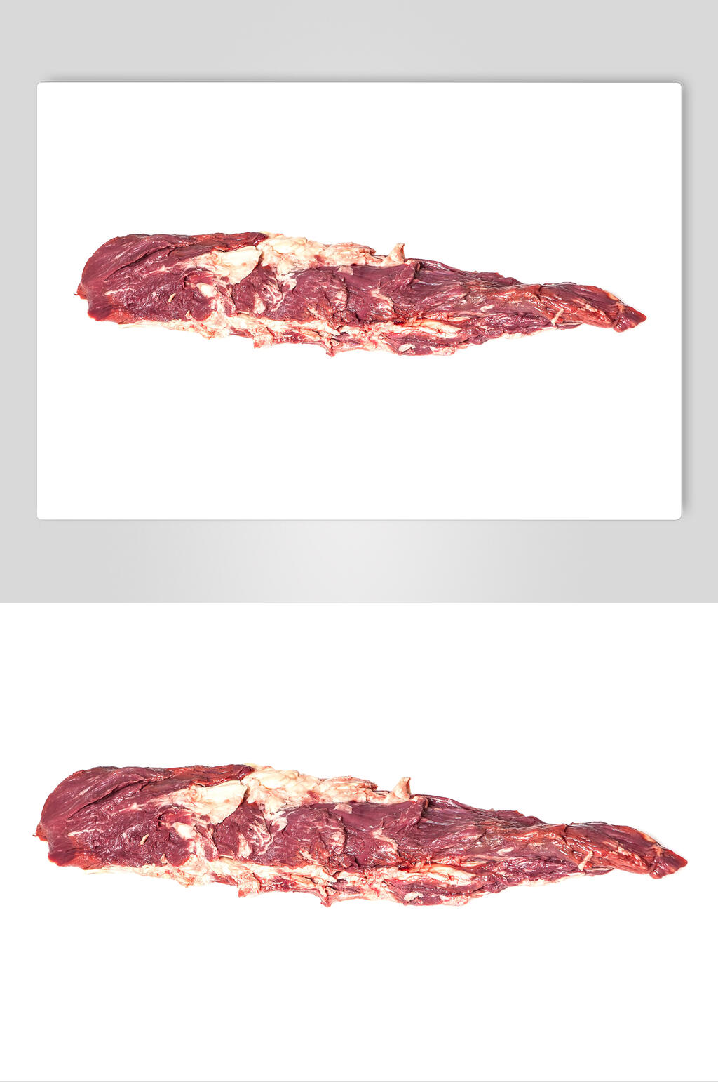 新鲜美味白底牛肉图片素材
